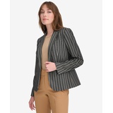 Womens Striped Blazer