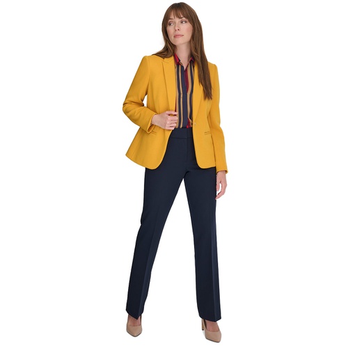 타미힐피거 Womens One-Button Blazer