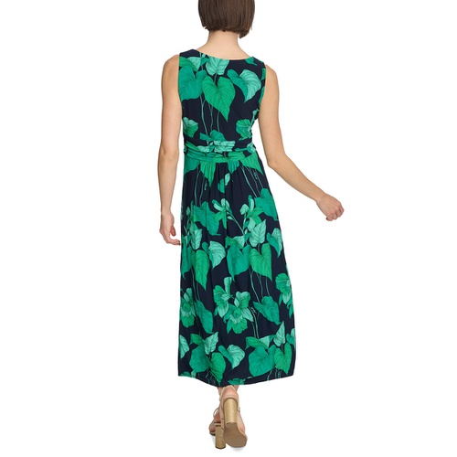 타미힐피거 Womens Floral Empire-Waist Maxi Dress