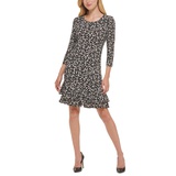 Womens Printed Shift Dress