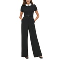 Collared Belted Jumpsuit