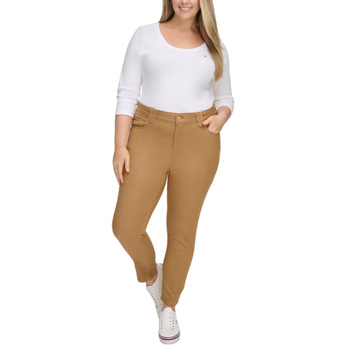 타미힐피거 Plus Size Waverly Sateen Jeans