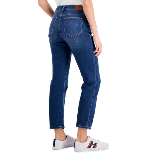 타미힐피거 Womens Tribeca TH Flex Straight Leg Ankle Jeans