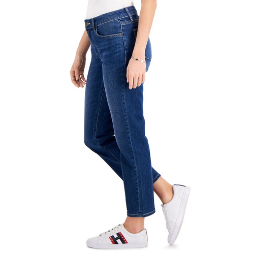 타미힐피거 Womens Tribeca TH Flex Straight Leg Ankle Jeans