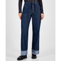 Womens Utility Wide Leg Jean