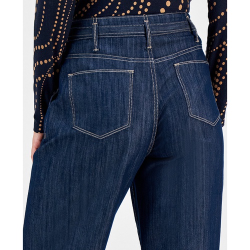 타미힐피거 Womens Utility Wide-Leg Jean