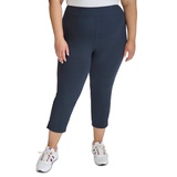 Plus Size Side-Slit High-Rise Leggings