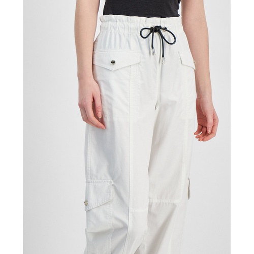 타미힐피거 Womens Pull-On Tie-Waist Cargo Pants