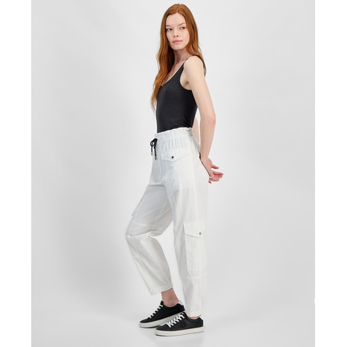 타미힐피거 Womens Pull-On Tie-Waist Cargo Pants