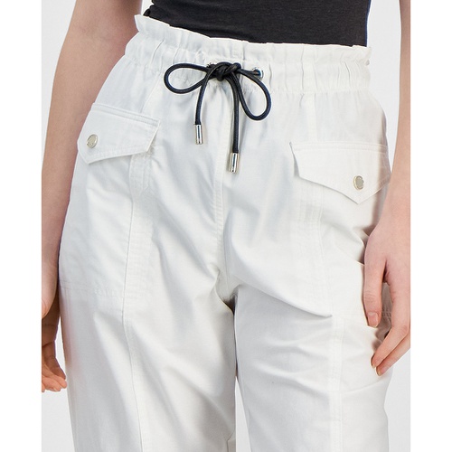 타미힐피거 Womens Pull-On Tie-Waist Cargo Pants