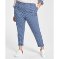 Plus Size Hampton Gingham Chino Pants