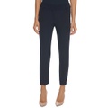 Womens Mid Rise Straight-Leg Flex Fit Pants