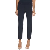 Womens Mid Rise Straight-Leg Flex Fit Pants