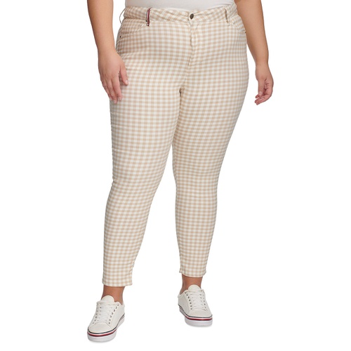 타미힐피거 Plus Size Gingham Pants