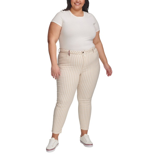 타미힐피거 Plus Size Gingham Pants