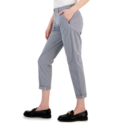 타미힐피거 Womens Striped TH Flex Hampton Chino Pants