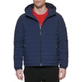 Mens Stretch Quilted Hooded Jacket