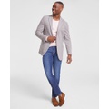 Mens Modern-Fit Wool Blend Knit Sport Coat