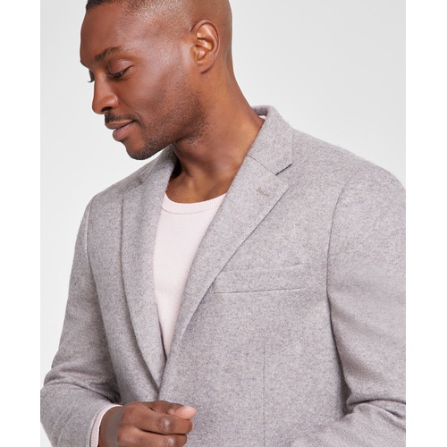 타미힐피거 Mens Modern-Fit Wool Blend Knit Sport Coat