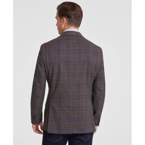 타미힐피거 Mens Modern-Fit Plaid Sport Coat