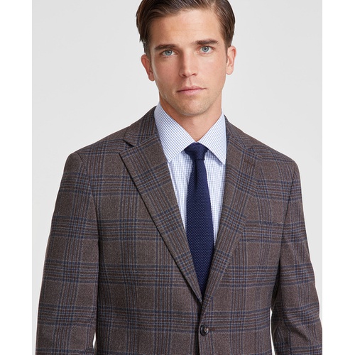 타미힐피거 Mens Modern-Fit Plaid Sport Coat