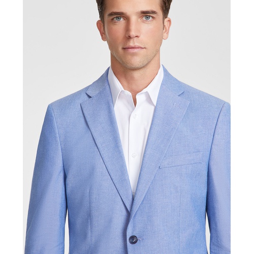 타미힐피거 Mens Modern-Fit Cotton Sport Coat