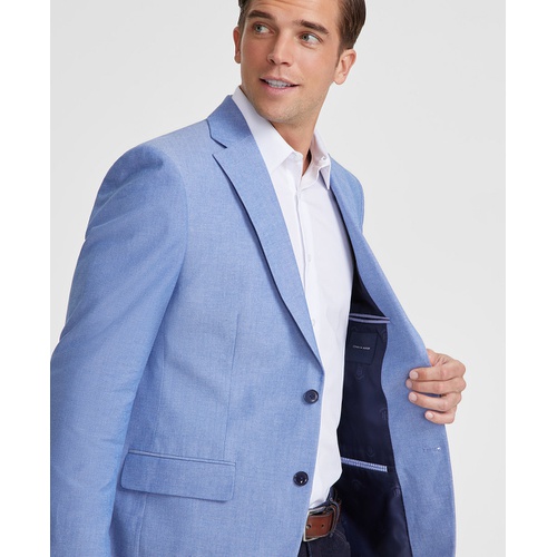 타미힐피거 Mens Modern-Fit Cotton Sport Coat