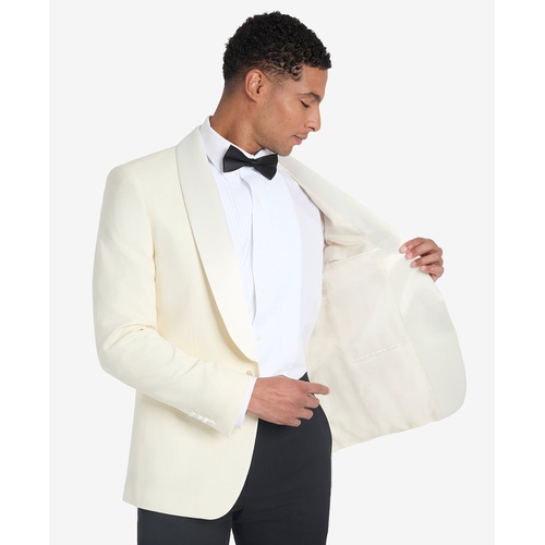 타미힐피거 Mens Solid White Sport Coat