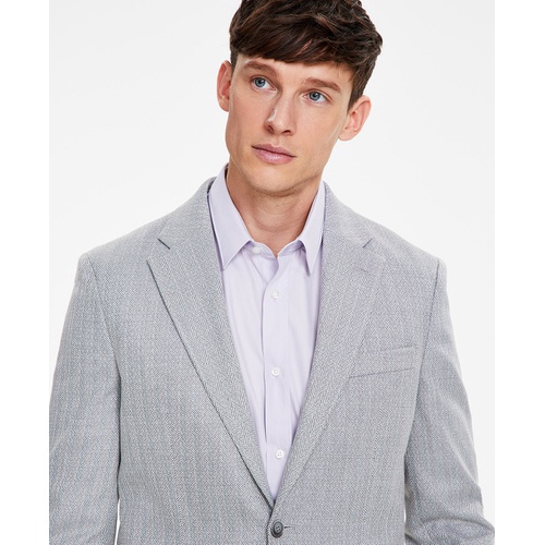 타미힐피거 Mens Modern-Fit Herringbone Sport Coat