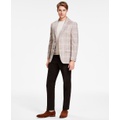 Mens Modern-Fit Wool Plaid Sport Coat