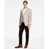 Mens Modern-Fit Wool Plaid Sport Coat