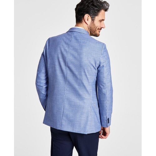 타미힐피거 Mens Check Modern-Fit Sport Coat