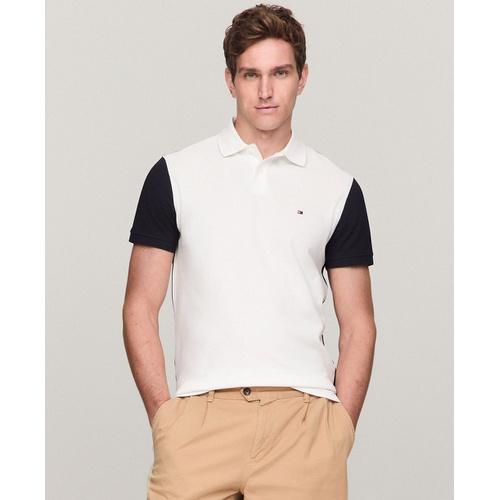 타미힐피거 Mens Regular-Fit Back Flag Polo Shirt