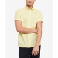 Mens Short Sleeve Flex Poplin Button-Down Shirt