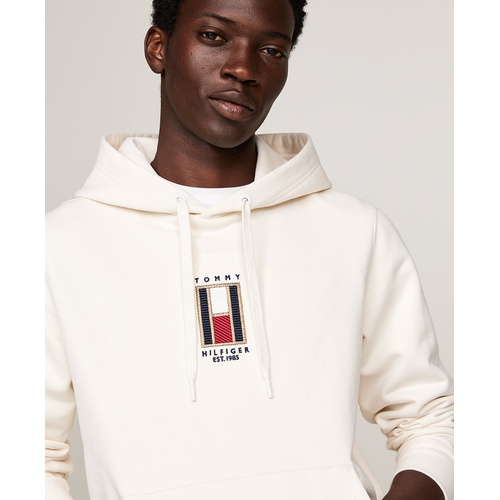 타미힐피거 Mens Logo Flag Hoodie