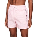 Mens Striped 5 Swim Trunks