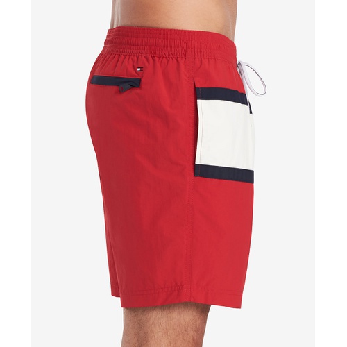 타미힐피거 Mens Big & Tall Flag Swim Trunk