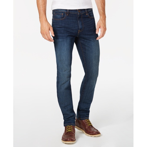 타미힐피거 Tommy Hilfiger Mens Straight-Fit Stretch Jeans