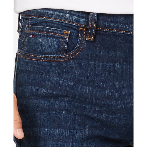 타미힐피거 Tommy Hilfiger Mens Straight-Fit Stretch Jeans