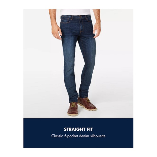 타미힐피거 Tommy Hilfiger Mens Straight-Fit Stretch Jeans