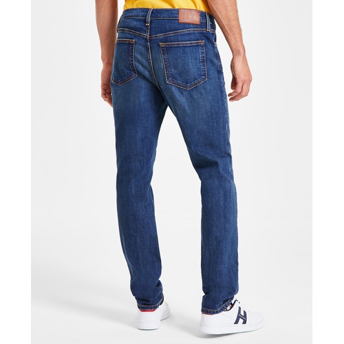 타미힐피거 Tommy Hilfiger Mens Straight-Fit Stretch Jeans