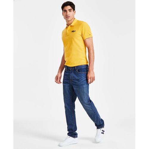 타미힐피거 Tommy Hilfiger Mens Straight-Fit Stretch Jeans