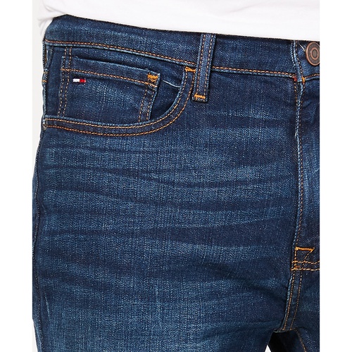 타미힐피거 Tommy Hilfiger Mens Relaxed-Fit Stretch Jeans