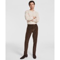 Mens Modern Fit Solid Corduroy Pants