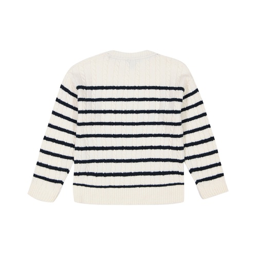 타미힐피거 Big Girls Stripe Cable Sweater