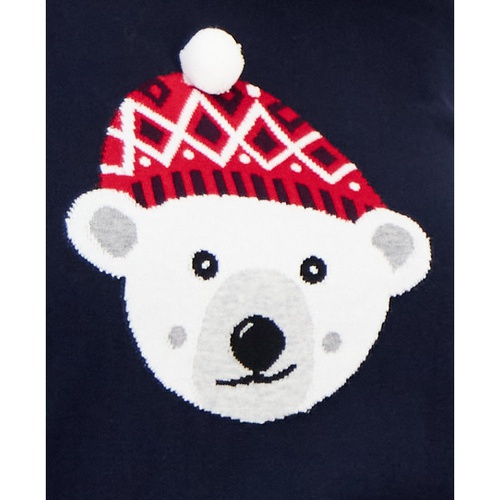 타미힐피거 Plus Size Cotton Beanie Bear Sweater