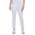 Womens Tribeca TH Flex Raw-Cuff Skinny Jeans