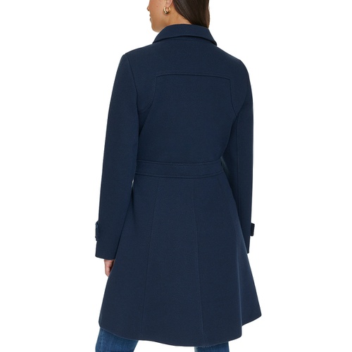 타미힐피거 Womens Single-Breasted Belted Coat