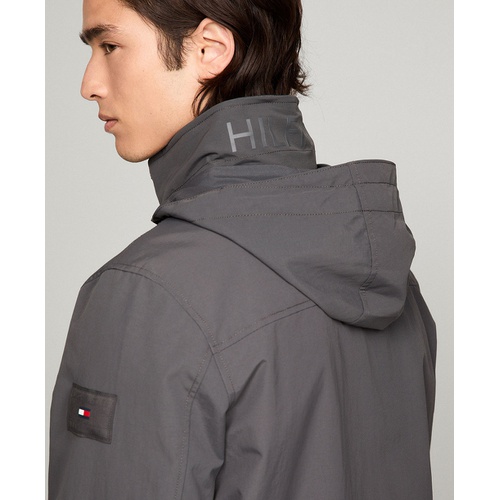 타미힐피거 Mens Zip Front Water Resistant Regatta Jacket