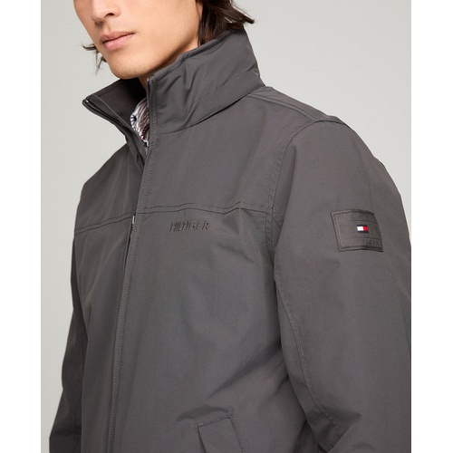 타미힐피거 Mens Zip Front Water Resistant Regatta Jacket